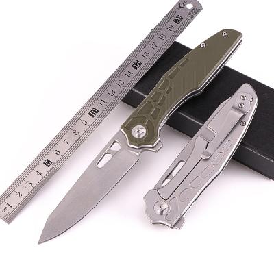 China CNC High Production XINBIGO KJDG6 Hardness 8CR14 Stainless Steel Pocket Knife Fine Outdoor Tactical Folding Military Knife With Clip for sale