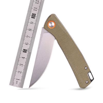 China New Style Mikata Light Handle Design KJDG1501 Outdoor Camping Survival EDC Folding Pocket Knife for sale