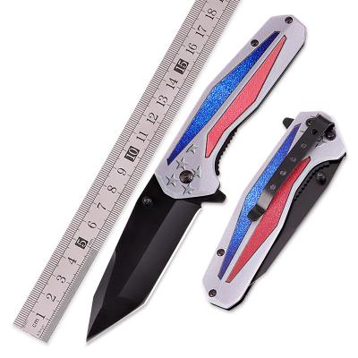 China 2022 New Design Exquisite Color 3D Handle Steel Knives Pocket Folding Stainless Steel EDC Mini Small Knife With Clip for sale