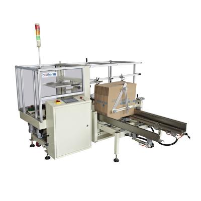 China Food OEM Brother Fully Automatic Carton Case Erecter With Adhesive Tape Bottom Sealing Box Erecting Machine CES4035M for sale