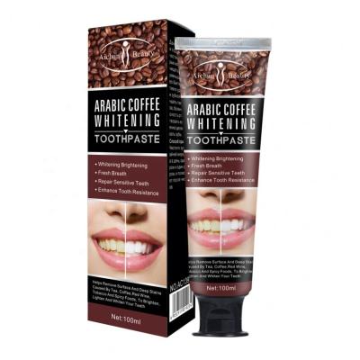 China 100ml Coffee Bean Popular Hot-selling Oral Cleansing Whitening Toothpaste Whitening for sale