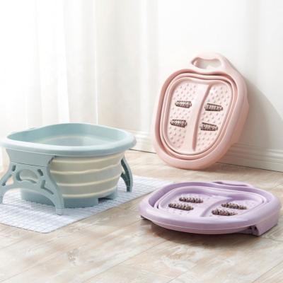 China Durable Durable Leak Proof Collapsible Plastic Foot Bath Bucket for sale