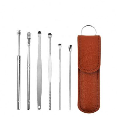 China Innovative Ear Pick 6PCS Ear Cleaner Kit Earwax Removal Tool Manufacturers for sale