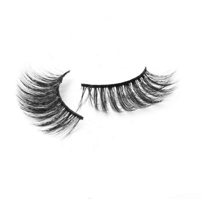 China Natural Soft Chinese Wholesaler False Fake Eyelash 3d Synthetic Korean Silk Lashes for sale