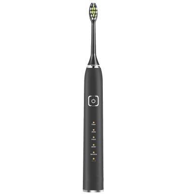 China New Popular USB Battery Powered ElectrToothbrush Rechargeable, Auto Timer, Waterproof and Fast Filling Sound Wave Sonic Electric Toothbrush for sale