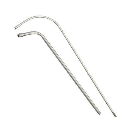 China Stainless Steel Ear Ear Ear Bent Catheter Endoscopic Tube for sale