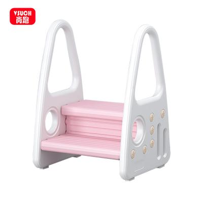 China 2 Step Removable Cover Stool Kids Plastic Kitchen / Bathroom Stepping Stools For Kids for sale