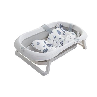 China Baby Usefully Washing High Quality Plastic Foldable Baby Bathing Tub Set Baby Bath Tub for sale