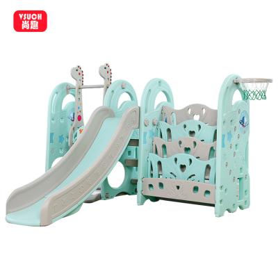 China Multifunctional Indoor Plastic Jumpsuit Baby Swing And Slide Plastic For Kids for sale