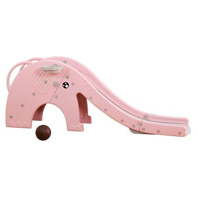 China Small Children Plastic Indoor Elephant Slides Kid Plastic Slide Toy For Children for sale