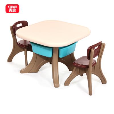 China Plastic Kids Table And Chair New Design Childrenren Table , Kids Cartoon Tables And Chairs for sale