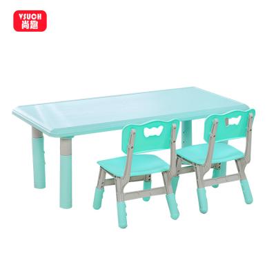 China Plastic Kindergarten Ensures Kids Children Home Work Writing Reading Study Table and Chair, Kids Furniture Set for sale