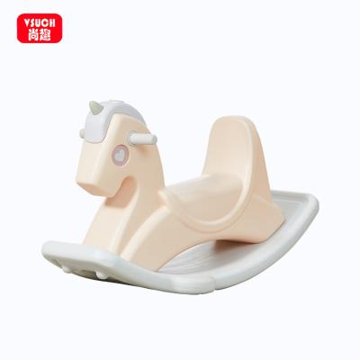 China Assets; Easy Assembly Kindergarten Baby Children Indoor Plastic Rocking Horse Small Toy And Riding for sale