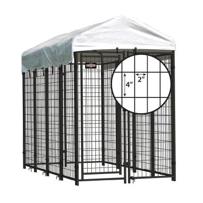 China Breathable Heavy Duty Galvanized Steel Wire Crate Dog Kennel In Large Size Durable Play Pen Pet Kit for sale