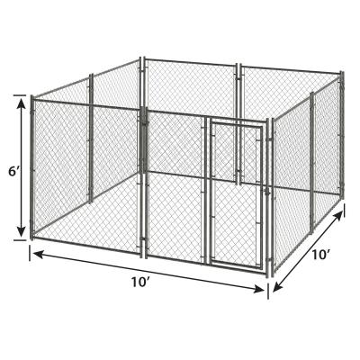 China Outdoor l xl xxl dog kennel supplier breathable garden meta pet cage metal dog cage price for sale