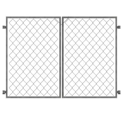 China Easily assembled the Chainlink panel barrier and triggers no digging patterns with the post for sale