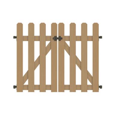 China Easily Assembled Wood Panel Fence And Gate With Easy Install Complete Set Parts for sale