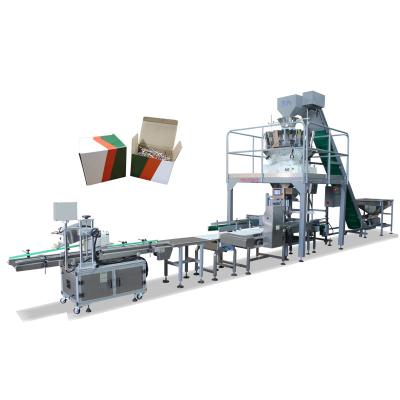 China machinery & Automatic Screw Weighing Equipment Machine Fastener Weighing And Cartoning Packing Line for sale