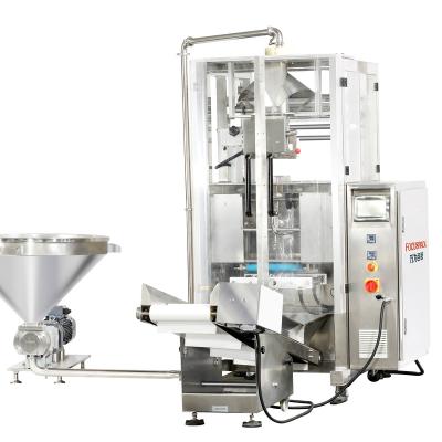 China Pillow bag plastic bag paste package machine mayonnaise package machine bean paste vffs packing machine for sale