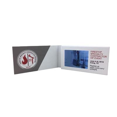 China Japan 2.4 Inch Digital LCD Presentation Brochure Business Promotion Greeting Video Gift Card for sale