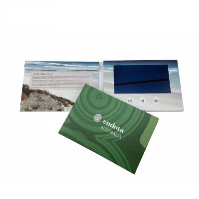 China Factory Portable Promotional Video Brochure Suppliers Video Card Brochure Display (Brochure) as Invitation Card for sale