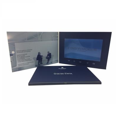 China Europe 10.1 inch lcd video greeting card, brohcure video cards, electronic greeting cards for Amgen for sale