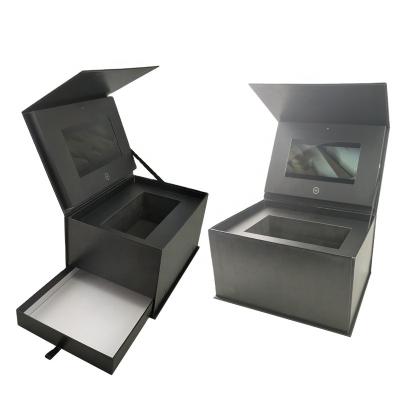 China Europe lcd promotional video display box/lcd hardcover book box/video presentation box with cheap price for sale