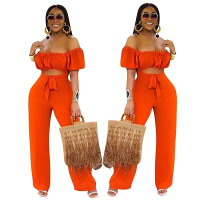 China Casual Breathable Women Off Shoulder Overalls Bodycon Short Sleeve Jumpsuit Romper Pants for sale