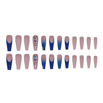 China Salon Effect Customized Easy To Wear Removable Nail Art Stickers for sale