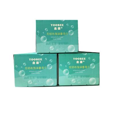 China Wholesale Dispoable Convenient Soap Nonwoven Paper Sheets Convenient For Reoval Natural Oil for sale