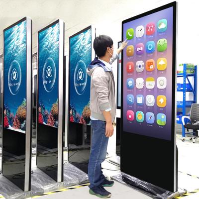 China China indoor digital sourcing kiosk touch screen signage 55 inch lcd commercial digital kiosk advertising screens for sale