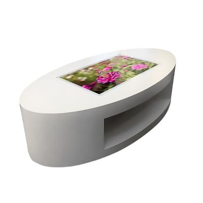 China Indoor 43 inch wifi smart android smart touch table multi touch screen coffee table for sale