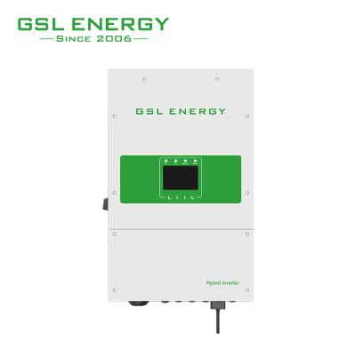 China Solar Power System Home European Market Eu Version 3 Phase Off Grid On Grid Hybrid 8Kw Solar Inverter for sale