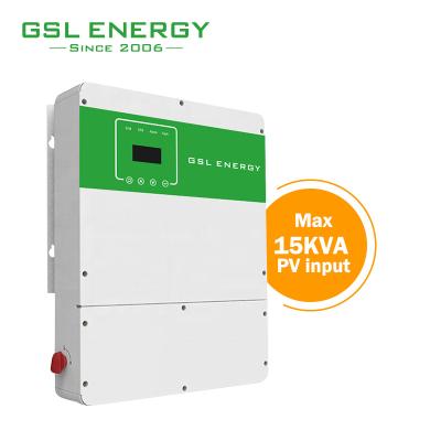 China Solar Power System Home GSL Off Grid Dc To Ac Photovoltaic Grid Tie On Grid 3 Phase Hybrid Solar Inverter for sale