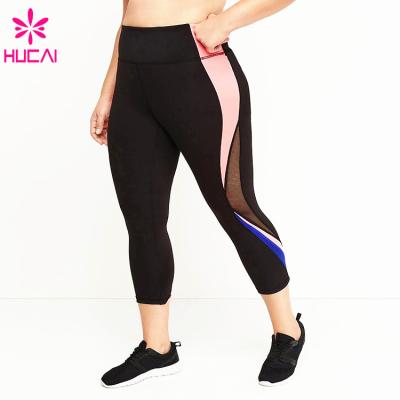 China High Quality Breathable Custom Gym Yoga Soft Buttery Soft Quick Dry 7/8 Gaiters Women Plus Size Yoga Gaiters for sale