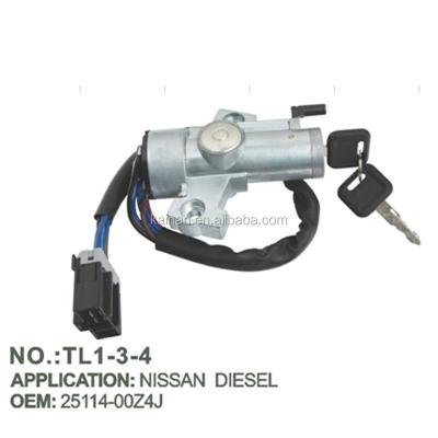 China OEM 25114-00Z4J UD Material Truck Parts Ignition Switch Assy for sale