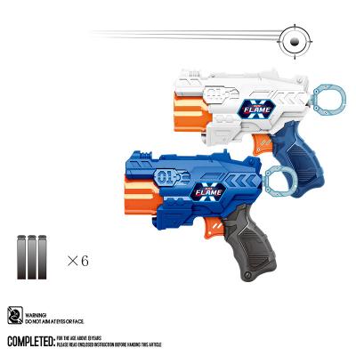 China Electronic Toy Kids Outdoor Toy Electric Foam Bullets Squirt Hand Gun Plastic Soft Bullet Toy Guns for sale