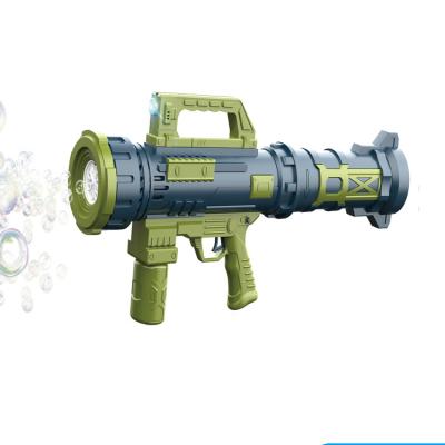 China 8 Hole Bubble Machine Electric Automatic Electric Rocket Launcher Bubble Gun For Super Cool Kids for sale