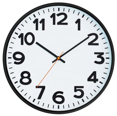 China 16-14-12inch FILE Logo Silent Wall Clock Minimalist Modern Office Customized Promotion for sale