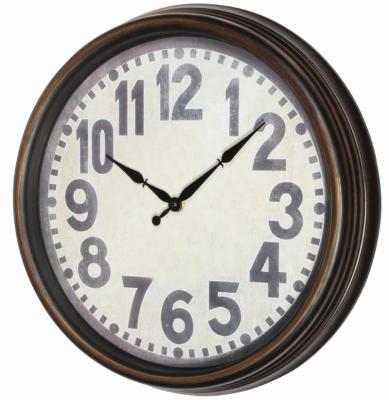 China Antique Rustic Style 15Inch Clock Decor Wall Clock Antique for sale