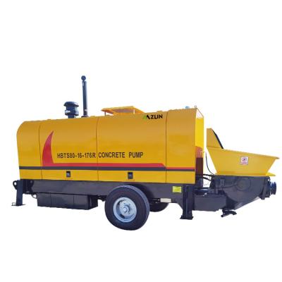 China Chinese Factory HBTS80 Concrete Trailer Pumps Concrete Pump Aquarius Price In India for sale