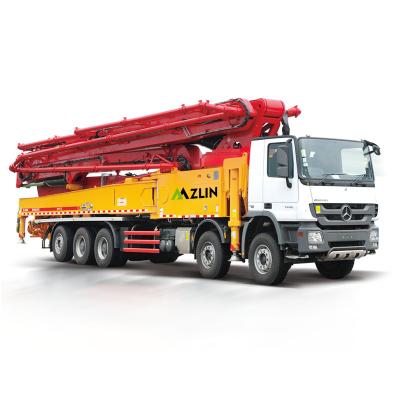 China Machinery Repairs China Machinery Workshop Diesel Power ZLIN 40m Used Concrete Pump On Mercedes Truck For Sale for sale