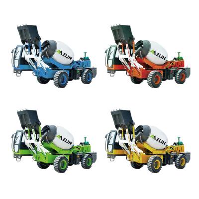 China Building Material Shops Portable Auto Concrete Mixer Truck Mortar Mixer Loader Mobile Automatic Concrete Mixer For Sale for sale