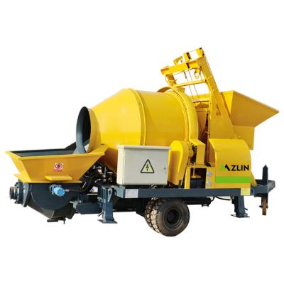 China Construction Material Shops Concrete Mixer Diesel Pump / Concrete Pumping Machine And Concrete Mixer for sale