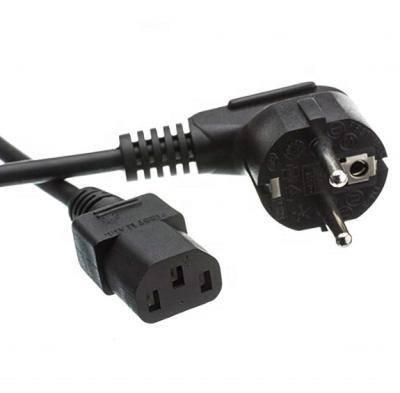 China European Home Appliance Computer Monitor Mains Cord Europlug Or CE 77 To VDE C13 Approved for sale