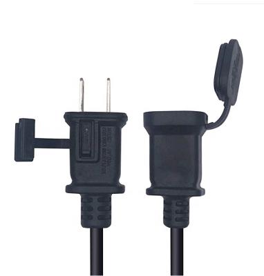 China Home Appliance US Power Extension Cable Cord With Fuse And Cover Waterproof Extension Cord for sale