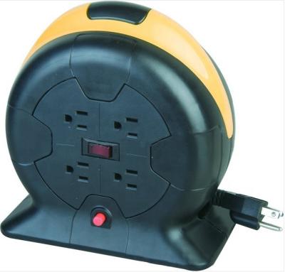 China American Approved Industrial Equipment USA 4way Automatic Cable Reel 4 Retractable Outlet for sale