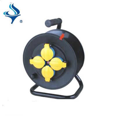 China Industrial Equipment Mini Multiple Electric Extension Spring Loaded Cable Reel With Child Protection for sale