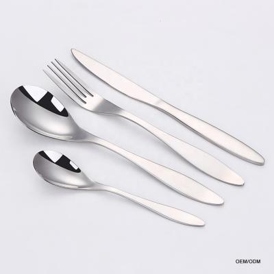 China OEM/ODM Viable Classic Dinnerware Cutlery Set Home Hotel Restaurant Stainless Steel Flatware Cutlery Set for sale