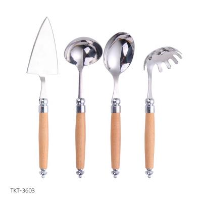 China Sustainable Household Kitchenware Stainless Steel Kitchen Utensils Cooking Tools for sale